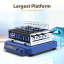 4E's USA Orbital and Linear Shaker - Adjustable Speed 20-500 RPM Orbital Shaker, 7.5 kg Loading Capacity Laboratory Shaker Mixer with Both Orbital Linear Shaking Mode, Continuous and Timed Operations