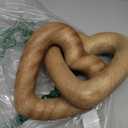 Guichifun Couple Gifts Modern Farmhouse Decor  Resin Heart Sculpture Valentines Day Decor Home Wood Finish Chain Link Décor Love Statues Anniversary Wedding Gifts 8 x 7 x 5.5 Inch