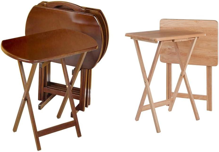 Winsome Wood TV Tray and Snack Table Set