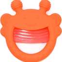 Silicone Baby Sensory Pull String Toy for 18+ Months (Peach Pink)