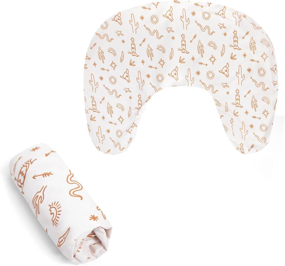 Boppy Nursing Pillow Cover - Soft, Hypoallergenic Washable Microfiber Bottle & Breastfeeding Pillow Covers (Redesigned Feeding Pillow Sold Separately) - Tan Southwest