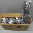 Pack of 200, Black Disposable Coffee Cup Lock Lids, Coffee Cup Lids 10-20 oz