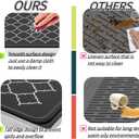 Stove Top Cover Silicone - 30 x 21 Electric Stovetop Counter Protector Mat - Glass Oven Induction Guard Mat - Cooktop Extra Countertop for Kitchen RV - Heat Resistant Dish Drying Mat
