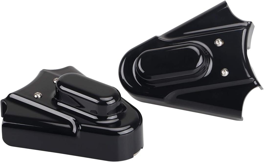 Black ABS Motorcycle Accessory Swingarm Rear Axle Covers For Harley Softail Heritage Springer Bad Boy 1986-2007