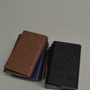 10 Pcs Business Card Holder with Magnetic Closure PU Leather Stainless Steel Multi Business Card Case Slim Business Card Wallet for Credit ID Women Men Office Supplies, Classic Colors