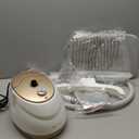 Steamer for Clothes,1800W Standing Garment Steamer with Adjustable Double Rod,Flat and Hanging Ironing,Clothes Steamers with 10 Ironing Modes,30s Fast Heat-up (White gold)