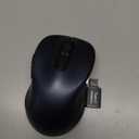 Trueque Wireless Mouse, 2.4GHz Ergonomic Mouse for Laptop & PC, Silent Portable Computer Mice with Back & Forward Buttons, USB-C Adapter for Windows/Mac, M01 (Gray)