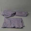 Threadmill Egyptian Cotton Twin XL Sheet Set | 100% Certified Egyptian Cotton Sheets for Twin XL Size Bed | Damask Jacquard Twin XL Bed Sheets Deep Pocket | Soft 3 Pc Cooling Sheet Set | Lilac