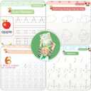 Magical Handwriting Workbooks Handwriting Practice Copybook, Handwriting Aid Magic Pen Reusable Copybook Grooves Template Design for Children Books Suitable for Children's Learning (4)