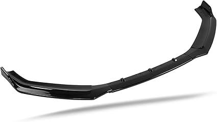 Bumper Car Front Bumper Canard Lip Splitter Body Shovels Compatible for A5 B9 17‑18 Car Accsesories Accessory(Gloss Black)