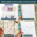 bloom daily planners 2026-2027 Planner - Academic Year (July 2026 - July 2027) Monthly & Weekly Soft Cover Planner for Women - 13 Month Calendar Agenda Book with Stickers - 5.5" x 8.25" - Tan Leopard