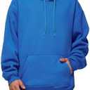 Zanivoka Mens Hoodies Sweatshirts Heavyweight Thick Oversized Hoodie Fleece Vintage Cotton Women Sweatshirt Plain Weighted Medium