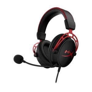 HyperX Cloud Alpha - Gaming Headset, Dual Chamber Drivers, Legendary Comfort, Aluminum Frame, Detachable Microphone, Works on PC, PS4, PS5, Xbox One/ Series X|S, Nintendo Switch and Mobile  Red