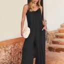 ANRABESS Women Jumpsuits 2026 Casual Sleeveless Spaghetti Strap Boho Wide Leg Rompers Summer Outfits Beach Vacation Clothes, XXL