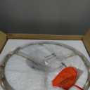 classy leaves Modern Gold Chandelier, 3-Light Luxury Drum Chandelier Lighting, 15.5’’ Round Pendant Hanging Light Fixture for Dining Room, Living Room, Bedroom, Kitchen