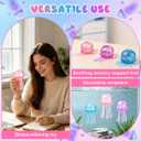 Jellyfish Squeeze Toys, Relieve Stress, Slow Rise Squishy, Ultra Moldable Stress Relief Sensory Toy for Adults (Blue)