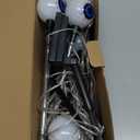 2025 Upgraded 12 Pack Halloween Solar Eyeball Lights Outdoor Decorations: 8 Modes Multicolor Waterproof Halloween Pathway Lights, Orange Purple Green Colorful LED Scary Light for Garden, Yard Decor