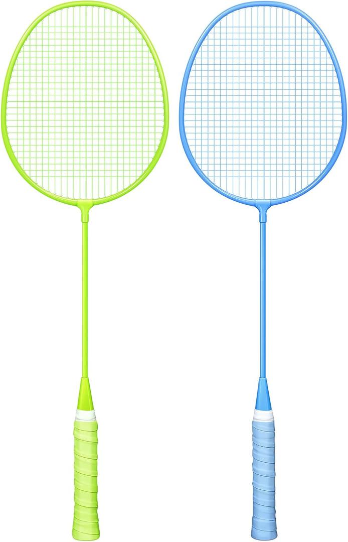 Lightweight Badminton Set, Badminton Rackets Set of 2, One Size