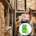 100 Pieces 3x6 inch Large Plastic Shipping Tags with String Heavy Duty Waterproof Hang Tags with String Attached Writable Wire Tags Labels for Luggage Garage Inventory Car Parts (Orange)