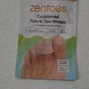 ZenToes Hammer Toe Corrector for Women & Men - Reusable Fabric Buddy Wraps for Broken Toes - Cushioned Toe Splint for Protection & Recovery & Hammertoe Straightener - 3 Count (OSFM, Beige)