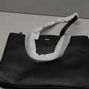 LOVEVOOK Laptop Bag for Women 17.3 Inch Tote Bags Waterproof Leather Briefcase Computer Women Business Office Work Bag,Black