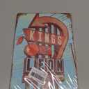 Tin Sign For Kings Leon Retro Metal Sign Funny Poster Living Room Kitchen Bathroom Home Art Wall Decoration Plaque Gift 8 * 12 Inch.