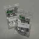 2 x (5 Sets) 3/8"-16 x 3 Stainless Steel Hex Head Screws Bolts, Nuts, Flat & Lock Washers, 18-8 (304) S/S, Fully Threaded by MetalSpacersOnline