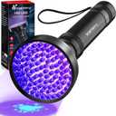 Vansky Black Light UV Flashlights, Ultra Bright 100 LED 395nm Ultraviolet Blacklight Detector for Dog Cat Pet Urine, Dry Stains and Bed Bug, Matching with Pet Odor Eliminator