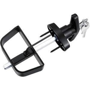Shed Door Latch T-Handle Lock Kit with 4 Keys,Storage Barn Shed Door Hardware Lock Set 4" and 5" Stem (4-1/2 Inch Stem)