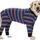 Dog Surgery Recovery Suit Female Male for Dogs After Surgery Medium Large Dogs Onesie,Lightweight Dog Recovery Suit for Shedding Prevent Licking Surgical Wound,Dog Pajamas Pjs Clothes, Full Belly