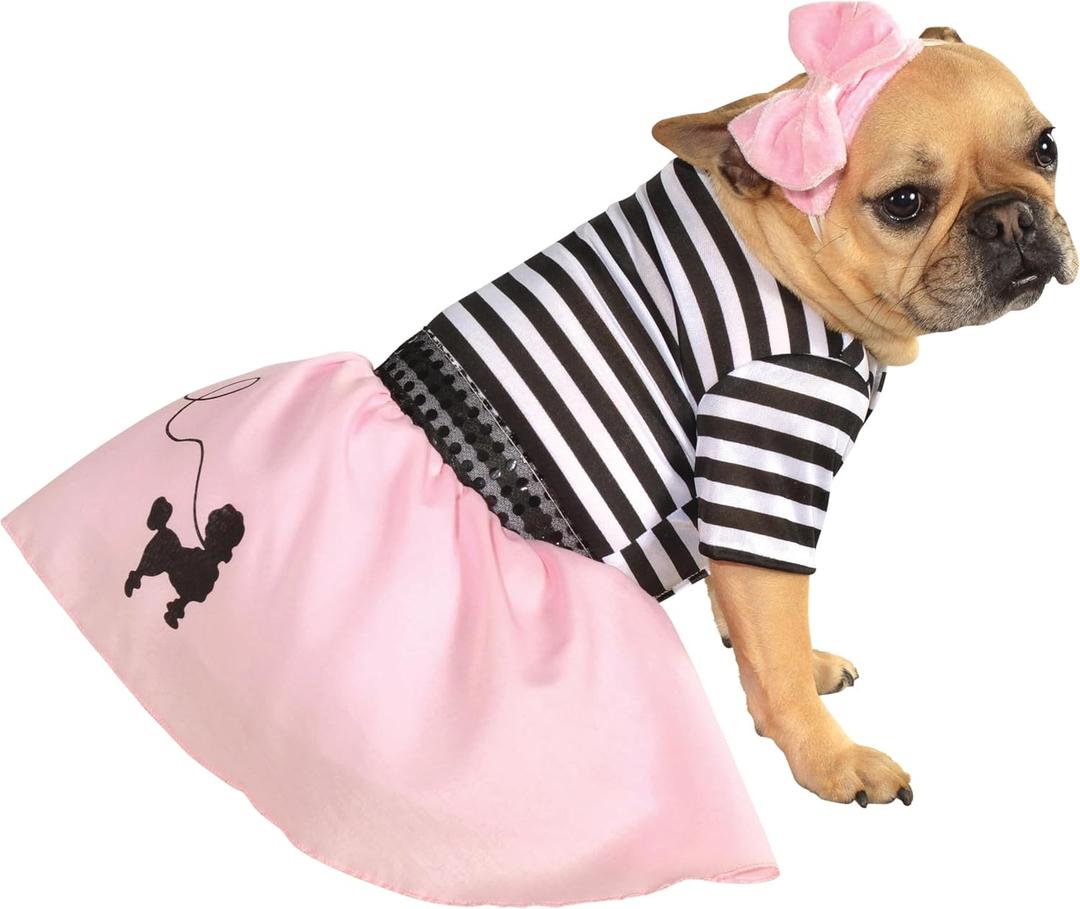 Rubies 50s Girl Pet Costume, As Shown, Large for Themed Parties and Halloween (Large)