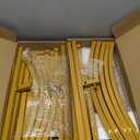 Fomcet Metal Arch Backdrop Stand Set of 2 Gold Wedding Arch Stand 7.2FT & 6FT Arched Backdrop Frame for Birthday Party Baby Shower Graduation Ceremony Decoration