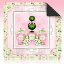Seenelling Mahjong Mat Non-Slip Neoprene Mat 31.5", Porcelain Dog