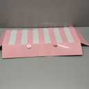 Boao 4 Pack Pink Circus Awning Decoration 3D Pink And White Stripe Cardboard Awning Carnival Wall Decor Circus Party Favors for Lemonade Stand Bakery Ice Cream Truck Bulletin Board Decor