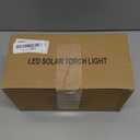 iBaycon 2 Pack Solar Lanterns Lights, Halloween Flickering Flame Garden Lights with 2 Modes Dual Charging USB & Solar, Outdoor Waterproof Hanging Lantern for Party Holiday Halloween Decor (Red)