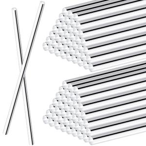 60 Pieces 12 Inch Acrylic Dowel Rods for DIY Crafts 0.25 Inch Diameter Clear Acrylic Plastic Round Rods Sticks Cake Dowels for Cake Toppers Plant Stakes Handwork Supplies