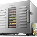 3.56 Trays Food Dehydrator to 13.78ft and 27 Temperature 5.246W Detachable ZIYINSE