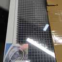 HVAC Premium 14'' x 22'' Cube Core Eggcrate Return Air Filter Grille for 1'' Filter - Aluminum - White [Outer Dimensions: 16.5'' x 24.5]