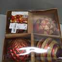 Alupssuc 6''/150mm Large Christmas Ball Ornaments, 4Pcs Christmas Tree Decor, Shatterproof Hanging Decorations with Hooks, Red & Gold Baubles for Xmas Tree, Wedding, Holiday and Party Decor