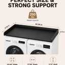 FlyGeneral Washer Dryer Countertop, 54" Width x 27.5" Deep, Black