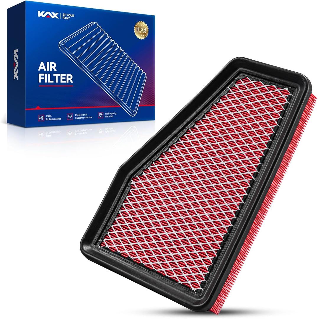 KAX Premium Engine Air Filter, CA12371 Replacement for Jeep Cherokee 2019 2020 2021 2022 2023 3.2L, FlexiblePanel