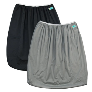 ALVABABY 2 Pack Reusable Diaper Pail Liner for Cloth Diaper,Rubbish Bag,Laundry,Fits for 13.3 Gallon Trash Can and Diaper Pails,Kitchen Garbage Cans Black +Gray PL-B2629