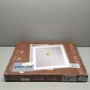 ROLOVE 22x17 Inch Lighted Vanity Mirror with Dimmable LED Lights - 3 Color Modes, Smart Touch Control & 360 Rotating Base - Desk Makeup Mirror (White)