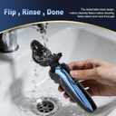 Electric Razor for Men, Men's Rotary Shavers, Waterproof,Wet and Dry Rechargeable Electric Shaver for Men's Faces with a Cordless and Floating Head, Portable Travel Razor,an Ideal Gift for Men