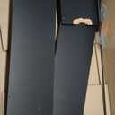 WOPITUES Floating Shelves for Wall 24 inch with Cube Shelf, Wall Shelves with Metal Rail for Decor, Bathroom Organizers and Storage, Over Toilet Shelves for Bathroom, Toilet Paper-Black (23.6 inch)