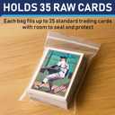 Invested Alliance Resealable Set Team Bags for Trading Cards | Ultra, TCG, Baseball, Sports Card Team Bags Sleeves. Fits Top loaders, Magnetic & Semi Rigid Holders. High Clarity Collectible Sleeves.