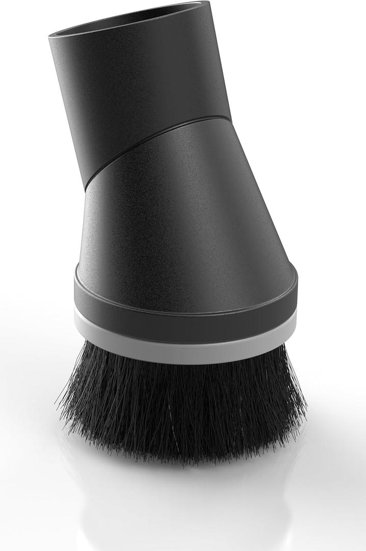 Furniture Brush Attachment Compatible with Miele Vacuums  Soft Horsehair Dusting Brush for C1, C2, C3, Compact & Classic Series  Vacuum Cleaner Accessory for Delicate Surfaces, Upholstery & Car
