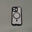 Miracase Magnetic for iPhone 16 Pro Case Full-Body Phone with Built-in Glass Screen Protector, [Compatible with MagSafe] Military Drop Proof 16 Pro Cover Bumper 6.3 inch, Black