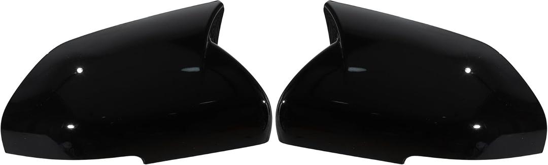 Motoforti 2PCS Left Right Side Ox Horn Wing Mirror Cover Cap for Ford Explorer 2020-2024, Car Rear View Mirror Cover, Exterior Door Mirror Housing Mirror Cap, Driver Passenger Mirror Cap
