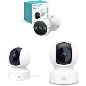 Kasa Smart Kasa 4MP 2K Security Camera Outdoor Wired & D Security Camera Pan/Tilt, Starlight Sensor, 1080p HD Dog Camera 2.4GHz